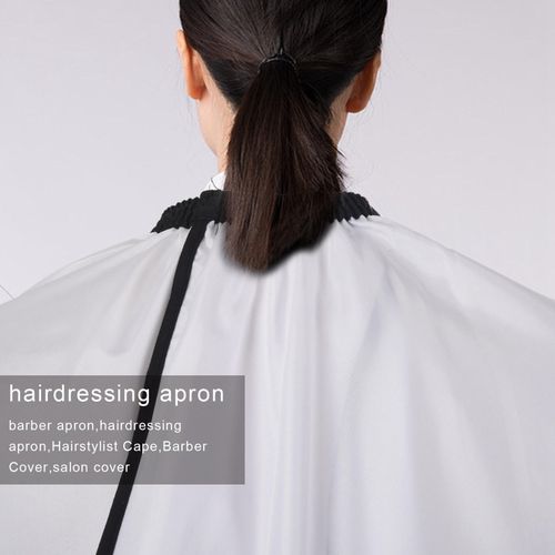 Barber and hair stylist Salon Barbershop cape Black White