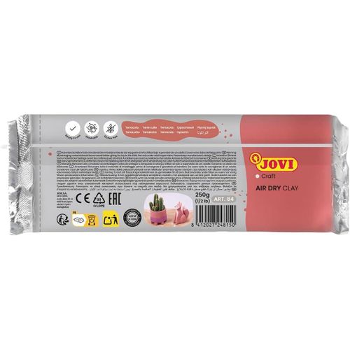 product_image_name-Jovi-صلصال تشكيل يجف بالهواء من جوفي، 250 جرام - لون بني محمر (تيراكوتا)-7