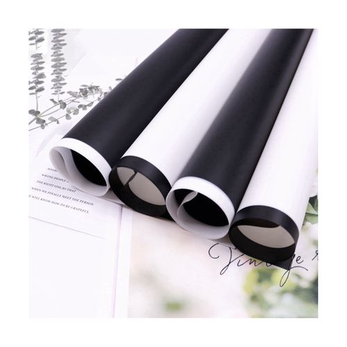 Generic 20PCS Black Border Flower Wrapping Papers Line Fog Surface Gifts  Paper Florist Bouquet Waterproof Plastic Paper @ Best Price Online