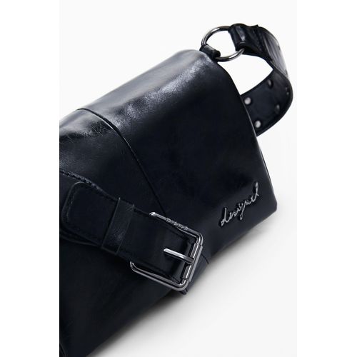Desigual Bolso pequeño rectangular con acabado brillante - image 5