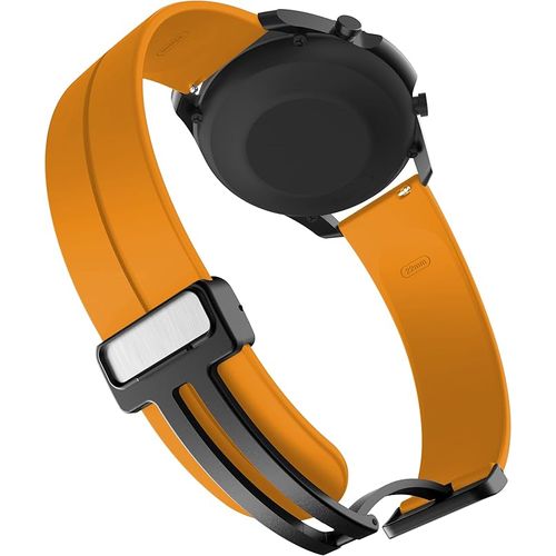 product_image_name-Generic-حزام سيليكون مقاس 22 مم مع مشبك مغناطيسي قابل للطي لـ GT2 46 - GT3 46 - GT2 Pro - GT2E - أصفر-3