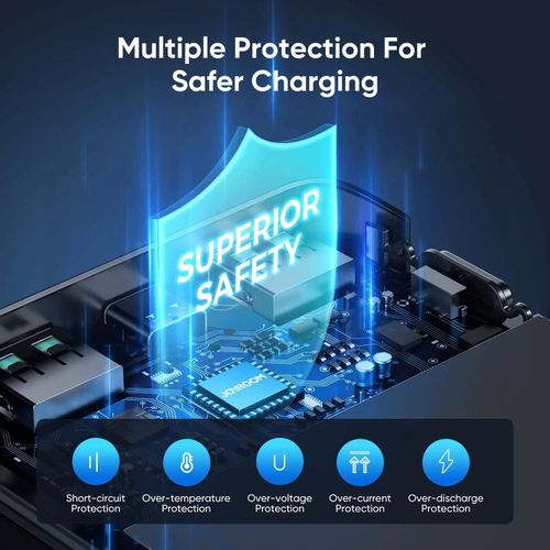 product_image_name-JOY ROOM-باور بانك 30000 مللي أمبير في الساعة 22.5 واط PD QC3.0 AFC (JR-QP193)- أسود-4