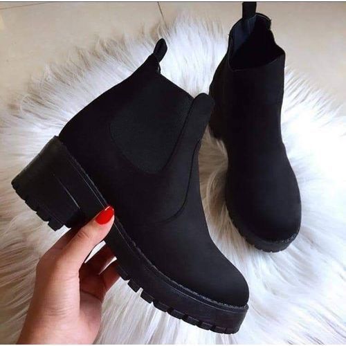 Buy Shoozy Women Suede Ankle Boot - Black in Egypt