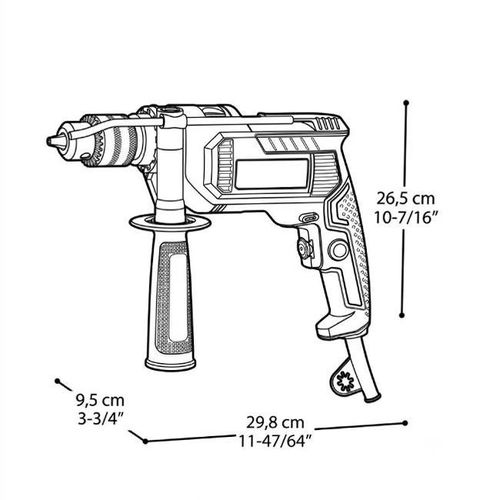Crown 650W Hammer Drill - image 3