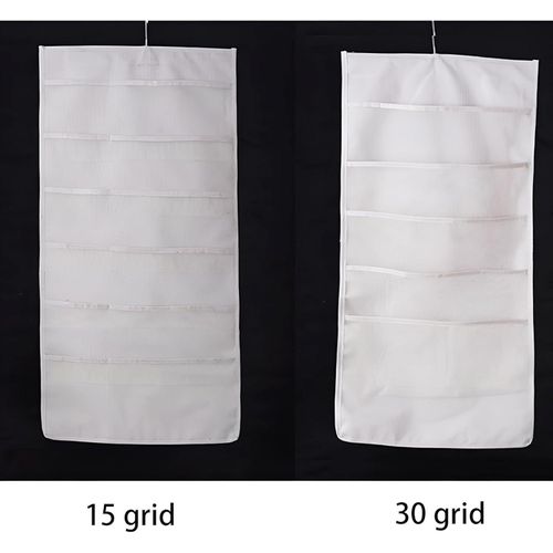 product_image_name-Generic-منظم الخزانة المثالي المعلق: تصميم مزدوج الجوانب للصدريات والملابس الداخلية والجوارب والمزيد - جيوب شبكية قابلة للطي وتوفير في المساحة مع 15 حقيبة تخزين فردية-4
