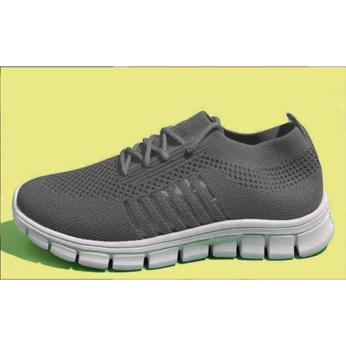 Fashion dark Grey Women Shoes 2022 Summer Mesh Breathable Sneakers Women Platform Casual Sport Shoes Women Comfort Lace Up Running Shoes Plus Size ACU Best Price Online Jumia Egypt