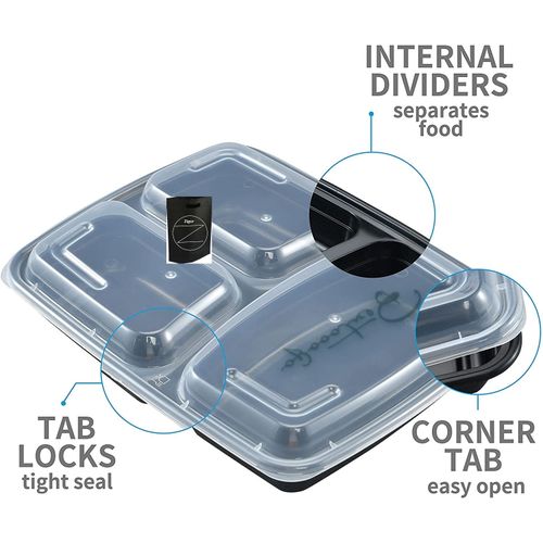  [20Pack-32oz]Meal Prep Containers,1 Compartment