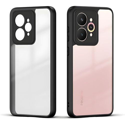 product_image_name-Generic-دلـع موبايلك جراب حماية شفاف متوافق مع موبايل ريلمي 15 شبكة الجيل الخامس 5G من الدرجة العسكرية، مضاد للصدمات ومضاد للاصفرار، جراب موبايل واقي كامل ممتص للصدمات مع واقي للكاميرا - اسود-3