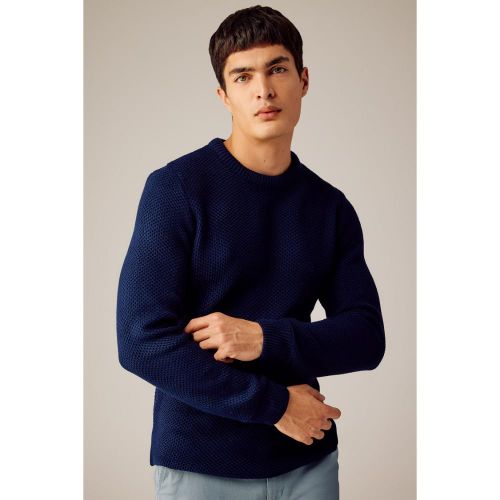 product_image_name-Defacto-Man Standart Fit Long Sleeve Pullover - NAVY-2