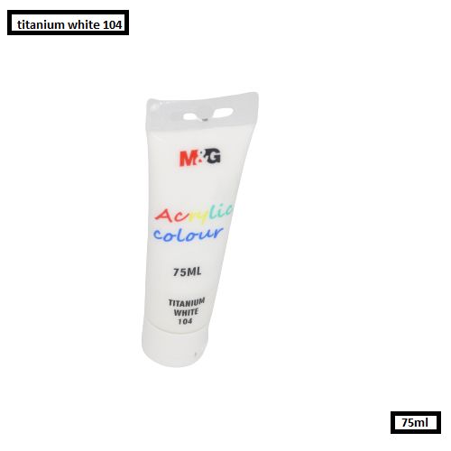 M Graham 60ml Tube Acrylic Titanium White