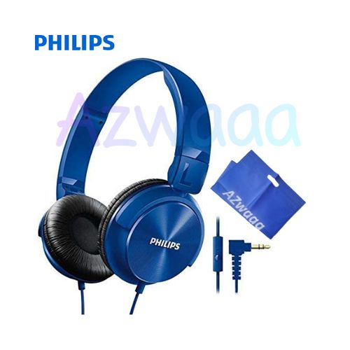 اشتري Philips Headphones SHL 3065 BL+ Azwaaa Bag في مصر