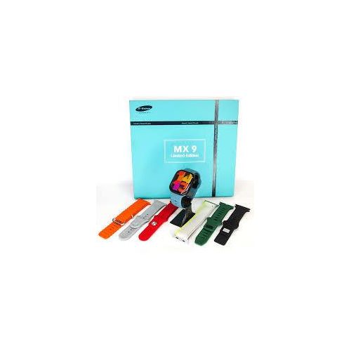 product_image_name-Generic-ساعة X-Innova MX9 الذكية الألمانية مع 7 أشرطة أنيقة، تدعم شاشة دائمة التشغيل، اللغة العربية، الرد على المكالمات، الدردشة، GPT، NFC، وضع الرياضة - فضي-3