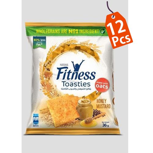 اشتري Nestle Fitness Toasties Honey Mustard – 36G - 12 Pcs في مصر