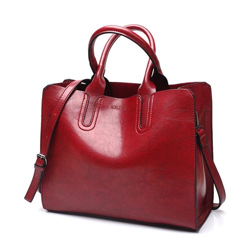 Big leather handbags online sale