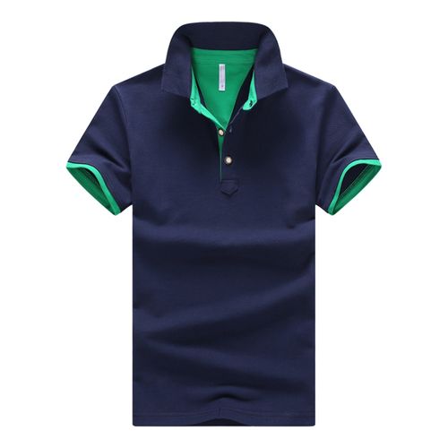 Fashion Men Polo Shirts Business Casual Shirts-Green @ Best Price ...