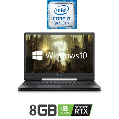 G5 15-5590 Laptop - Intel Core I7-9750H - 16GB RAM - 512GB SSD + 1TB HDD - 15.6-inch FHD - 8GB RTX 2070 GPU - Windows 10 - Black