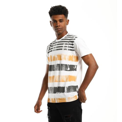 Buy Pavone Printed Cotton Summer T-shirt - Multicolor in Egypt