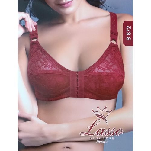 Lasso womens front open with lace bra, beige, 42 eu: Buy Online at Best  Price in Egypt - Souq is now