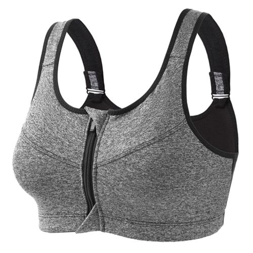 Generic Women Sports Bra High Impact Support Workout Yoga Shock Black 2XL @  Best Price Online