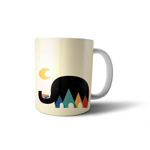 Buy Fast Print Ceramic Coffee Mug - Multi Color in Egypt