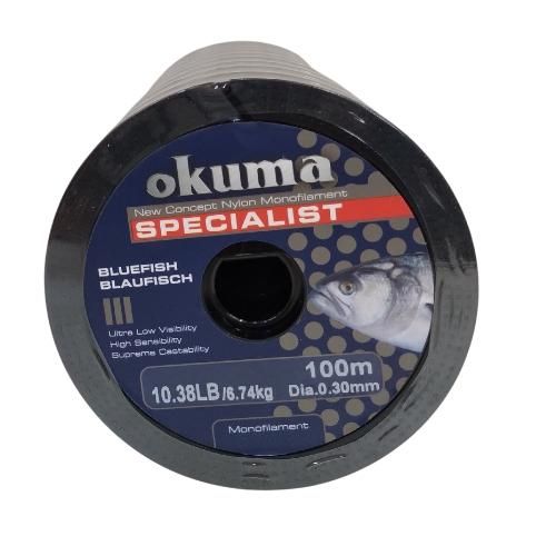 Okuma Nylon Line 0.30 Mm 10.38LB/6.74 Kg 100m @ Best Price Online