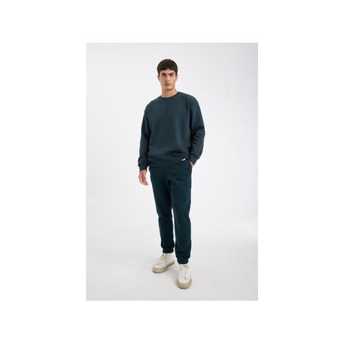 product_image_name-Defacto-Man Crew Neck Oversize Fit Sweat Shirt - D.Green-3