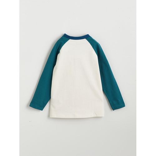 product_image_name-LC Waikiki-Crew Neck Printed Long Sleeve Boy T-Shirt 2 Pieces-3