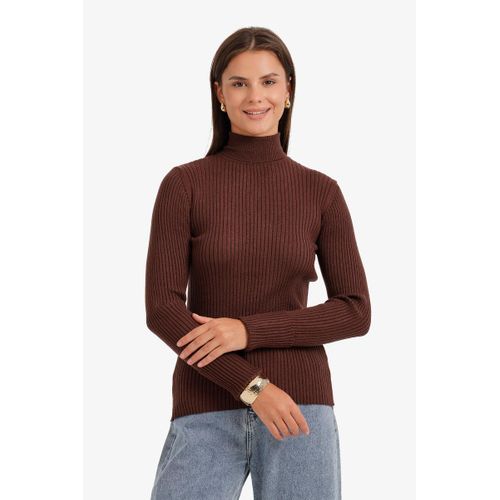 Carina Ribbed Slim Flit Pullover