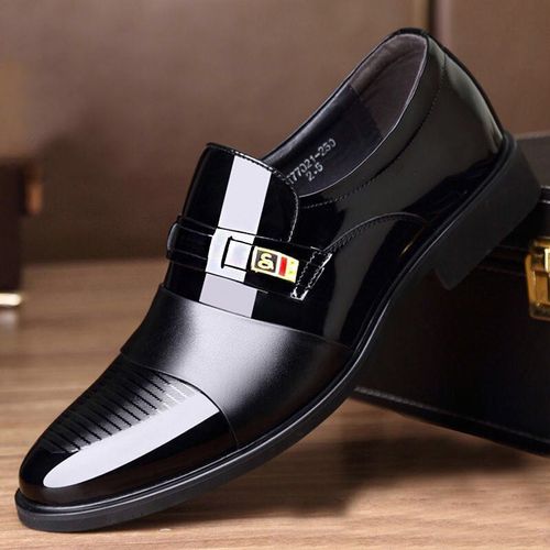 Buy Fashion Men's Fashion Business Formal Work Shoes - Black in Egypt