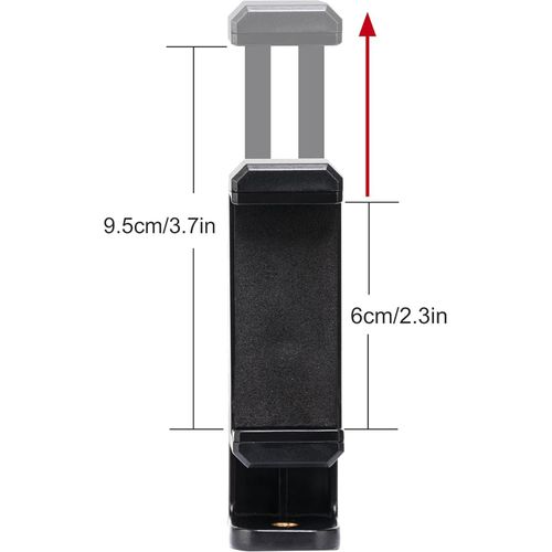 product_image_name-Generic-محول حامل ثلاثي القوائم عالمي للهاتف الخلوي، يدور عموديًا وافقيًا، قابل للتعديل مع مشبك مبطن يناسب جميع الهواتف الذكية متوافق مع جميع الحوامل الثلاثي-2