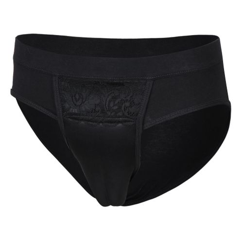 Generic Sissy Men Crossdress Hiding Gaff Panties Cotton Breathable M Black  @ Best Price Online