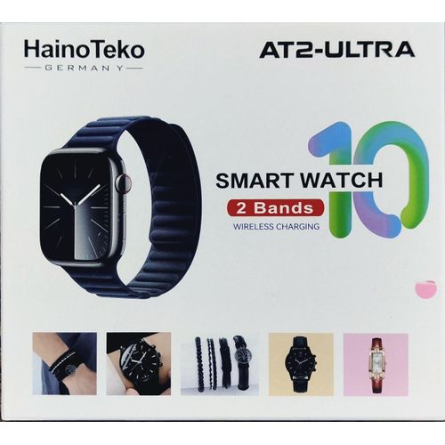 product_image_name-Generic-الساعة الذكية AT2-ULTRA بحزامين وشحن لاسلكي - ذهبي-3