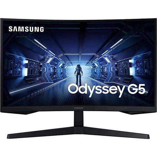 Buy Samsung G5 Odyssey Gaming MONITOR 27 LC27G55TQBMXEG144HZ 2K CURVED in Egypt