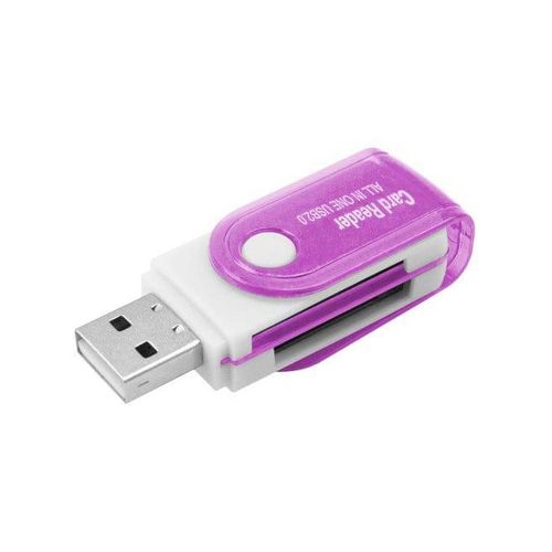 product_image_name-Generic-قارئ بطاقات الذاكرة Multi-USB – يدعم MMC / Micro SD / TF / MS Pro Duo / M2 – نقل بيانات سريع وسهل-1