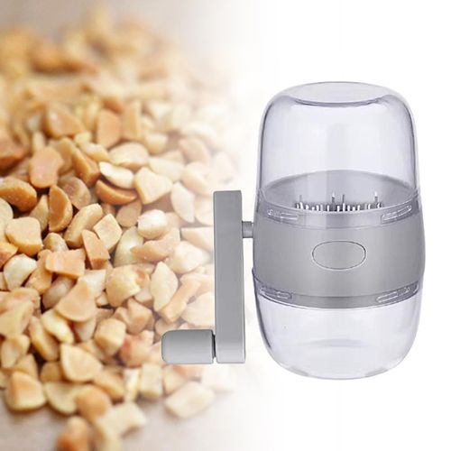 Manual Nut Grinder with Hand Crank Nut Chopper Peanut Grinder Dried Fruit  Crusher for Different Nuts for Baking for Kitchen