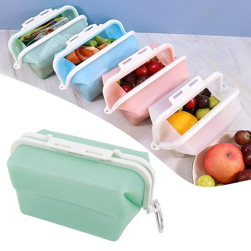 Reusable Fruit & Veggie Storage Container (Blue)