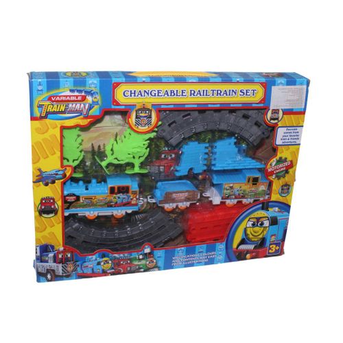 Generic "Variable Train Man" Changeable Railtrain Set