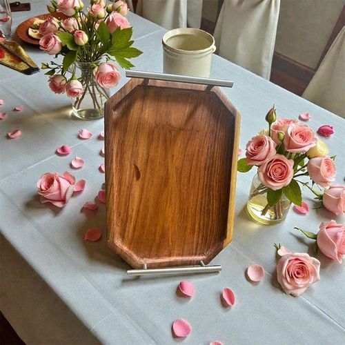 product_image_name-Generic-صينية خشب السرسوع الطبيعي بيد معدن -2