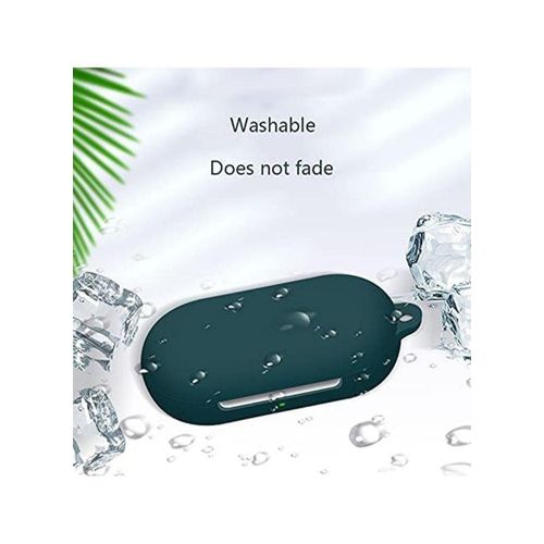 product_image_name-Generic-For OnePlus Buds Z Silicone case with Holder (Green)-3