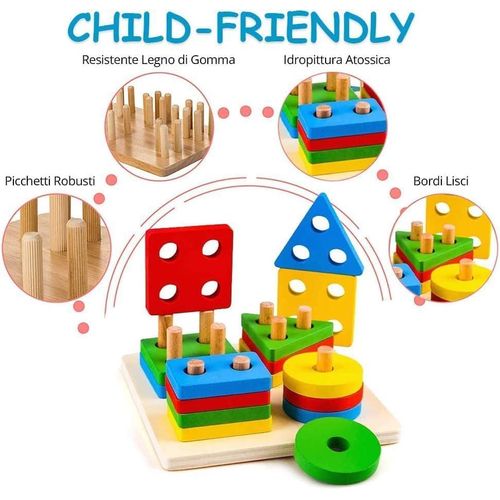 product_image_name-General-Montessori toys for children aged 1-3 years, wooden sorting toys for toddlers, educational puzzles for preschool, best gift. (4 shapes)-3