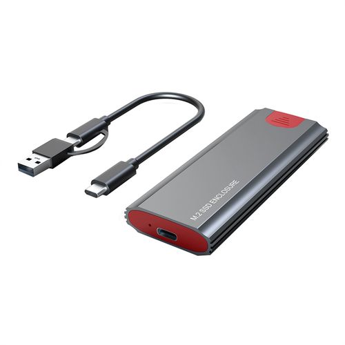 M2 Ssd Case Dual Protocol Nvme Sata Solid State Drive Enclosure 2-in-1 Usb  C 3.1 Gen2 10gbps To Pci
