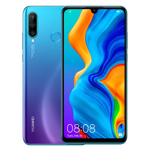 Huawei P30 Lite - 6.15-inch 128GB/6GB 4G Mobile Phone - Peacock Blue