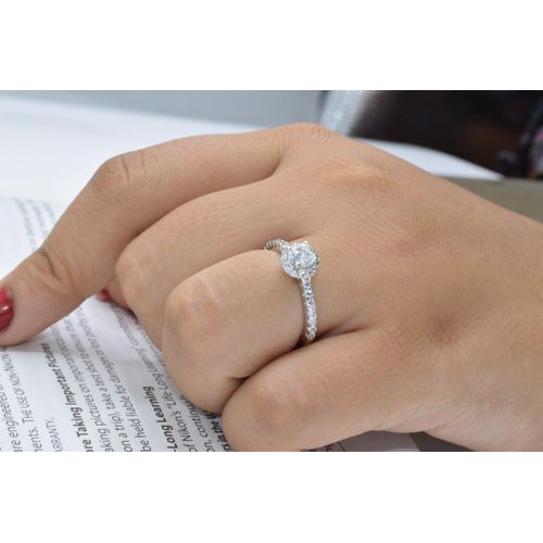 Buy Dar Wedding Ring 18K White Gold Plated in Egypt