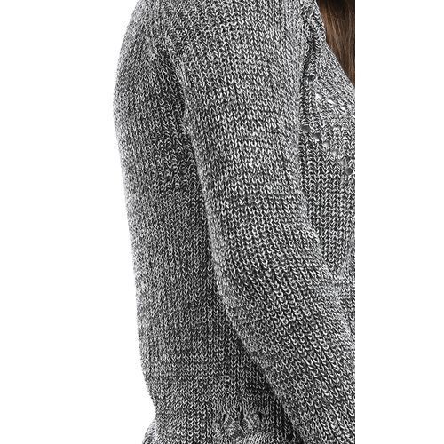 Ravin Slot Self-Tie Heather Grey Pullover