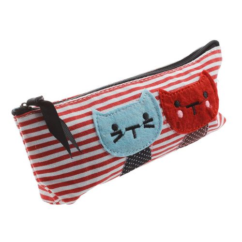 Generic Cute Cat Pocket School Cosmetic Make Up Pencil Pen Organizer Bag  Case Pouch @ Best Price Online