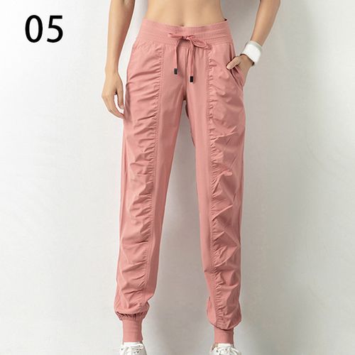 Drawstring Running Pants Fabric