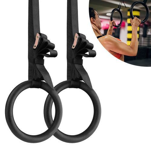 Playgrounds Outdoor Gymnastic Ring Hanging Rings Ninja Climbing Kids Toys  Children Swing Rings Mountain Work Out Climbing - Outdoor Fitness Equipment  - AliExpress