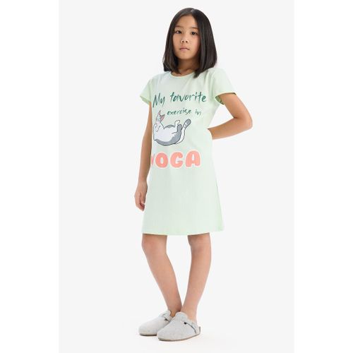 product_image_name-Defacto-Girl Regular Fit Dress - Aqua-1