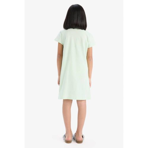 product_image_name-Defacto-Girl Regular Fit Dress - Aqua-4