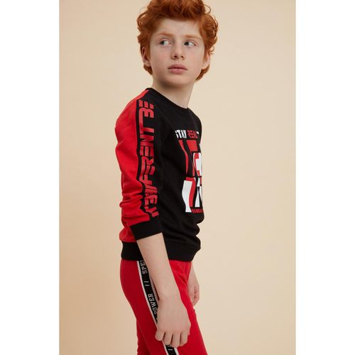 product_image_name-Defacto-Knitted Sweat Shirt - Black-1